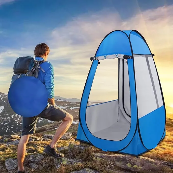 Pop Up Tent, Clear Outdoor Tents Sports Fishing, Rainproof and Windproof Beach Tent for Camping, Lightweight and Sturdy, Easy Set Up, UPF 50  Portable Folding tent 39" x 59"