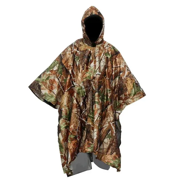 Portable 3 In 1Hiking Camping Poncho