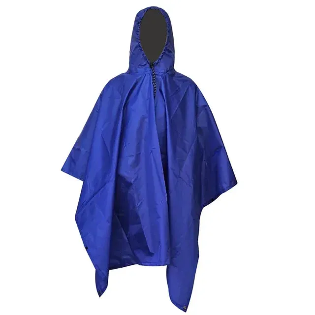 Portable 3 In 1Hiking Camping Poncho