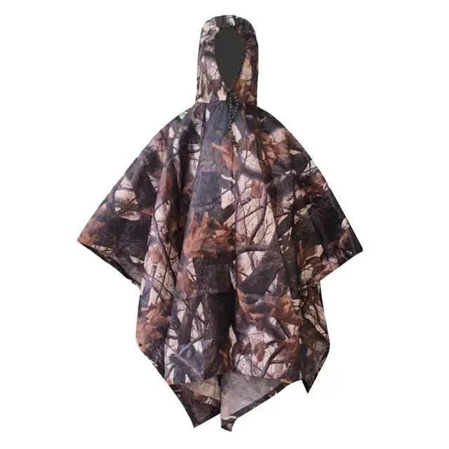 Portable 3 In 1Hiking Camping Poncho