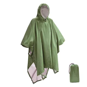 Portable 3 In 1Hiking Camping Poncho