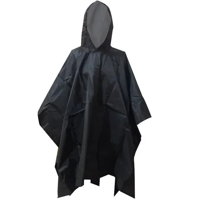 Portable 3 In 1Hiking Camping Poncho