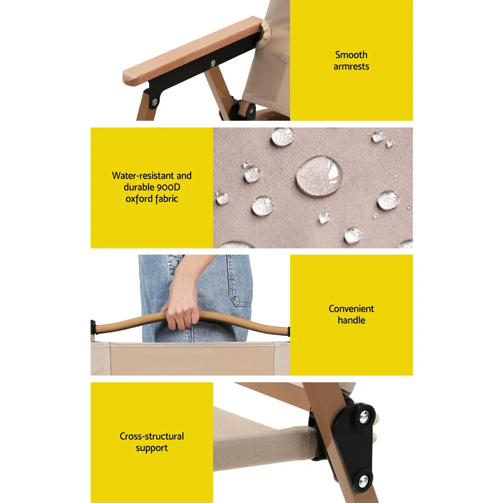 Portable Lightweight Outdoor Folding Chair with Carry Bag