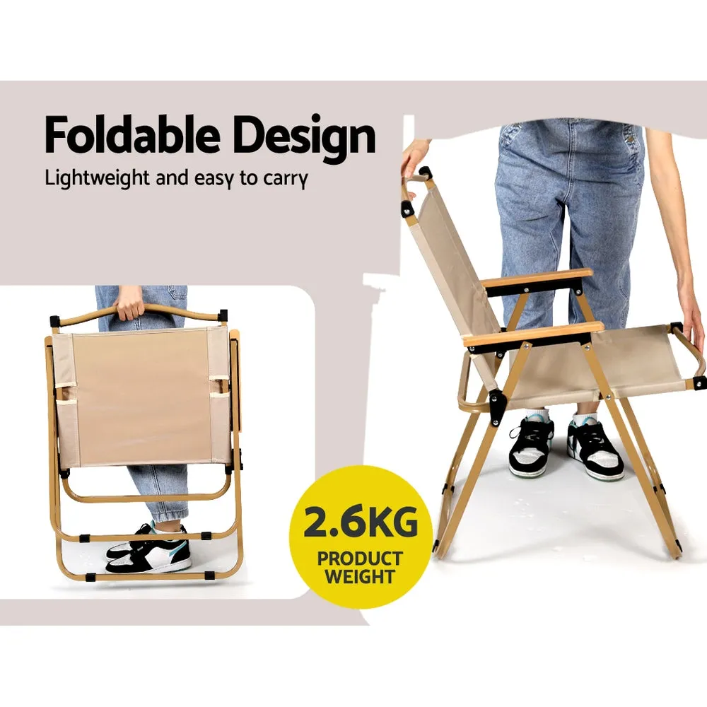 Portable Lightweight Outdoor Folding Chair with Carry Bag