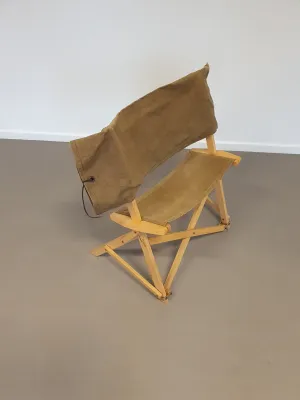 Praia folding chair. For Gavina 1968. Height 75 / wide 57 / depth 44 / seat height 40 cm