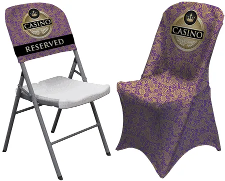 Printed Convention Chairs - Trade Show Chairs