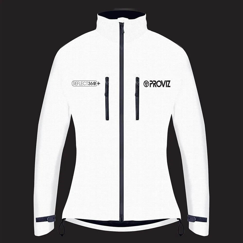Proviz Women's REFLECT360 Plus Waterproof Cycling Jacket Hi Visibility Reflective Cycling Coat