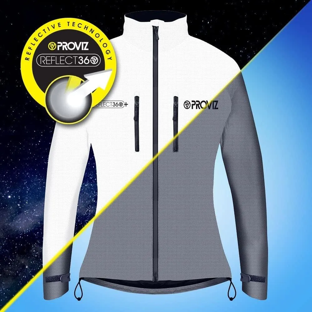 Proviz Women's REFLECT360 Plus Waterproof Cycling Jacket Hi Visibility Reflective Cycling Coat