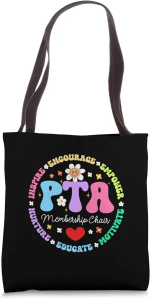 PTA Membership Chair Team Supporter PTA Squad Tote Bag