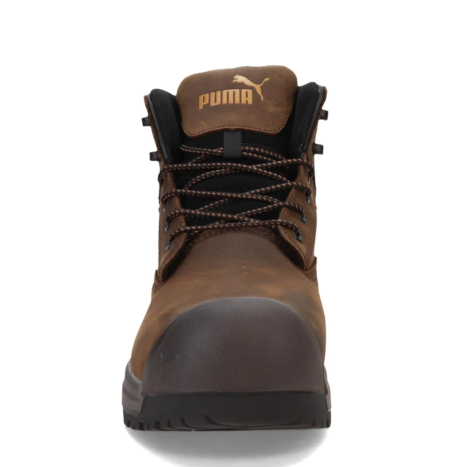 PUMA Men's Granite 6" Metatarsal Guard Composite Toe Industrial Boot, Brown, 9