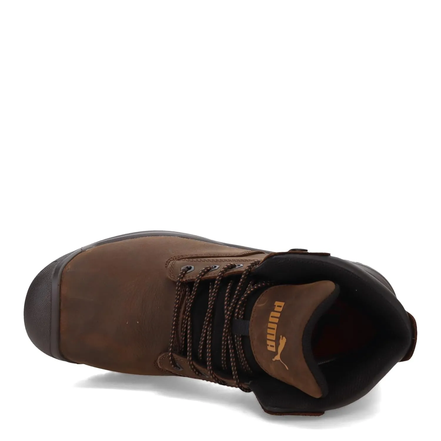 PUMA Men's Granite 6" Metatarsal Guard Composite Toe Industrial Boot, Brown, 9