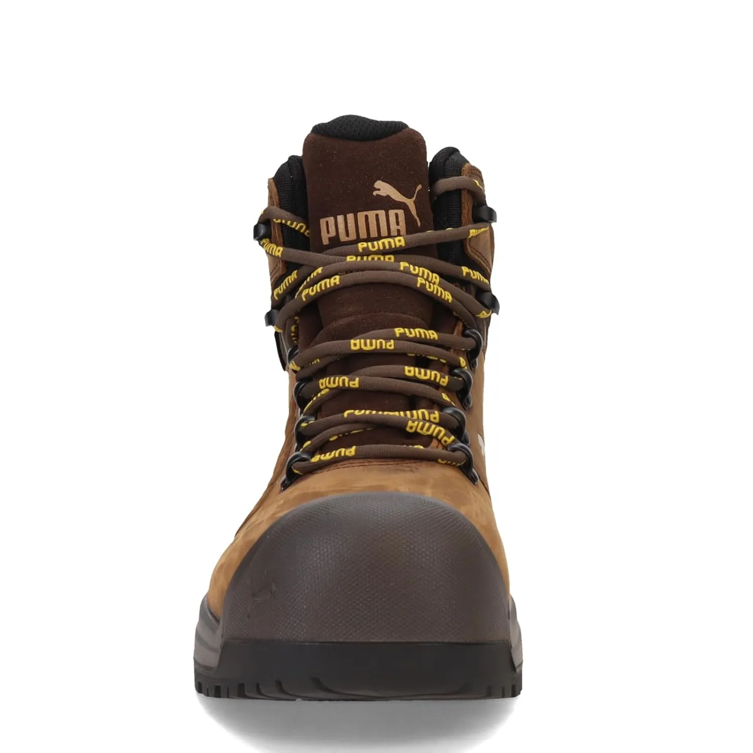 PUMA Men's Iron 6" Composite Toe Industrial Boot, Brown, 10