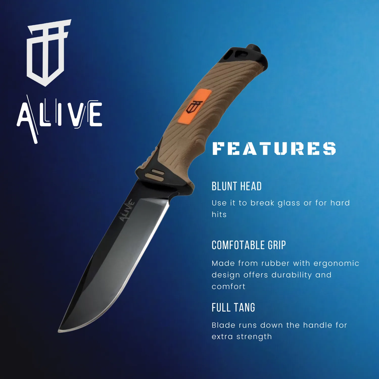 "Alive" Survival Knife