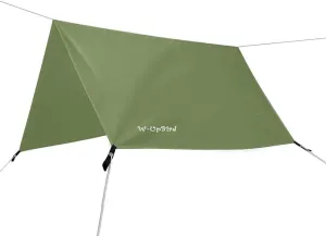 Rain Flies for Tents, 10 x 10 FT Lightweight Waterproof Hammock Tent RipStop Rain Fly Hammock Tarp Cover Shelter for Camping Outdoor Travel
