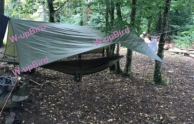 Rain Flies for Tents, 10 x 10 FT Lightweight Waterproof Hammock Tent RipStop Rain Fly Hammock Tarp Cover Shelter for Camping Outdoor Travel