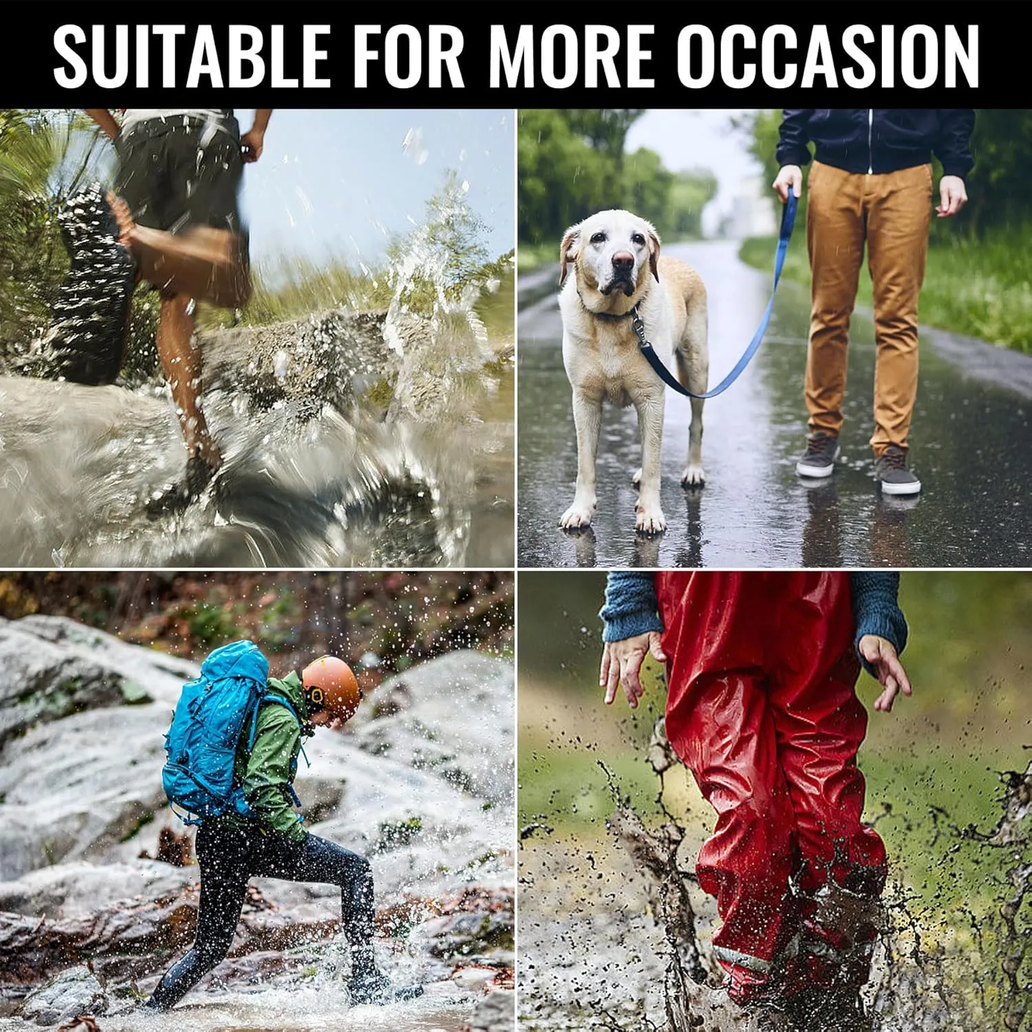 RANDY SUN Unisex Waterproof Socks 2.0 - Ultra Thin, Lightweight, Breathable for Sports Outdoor Activities