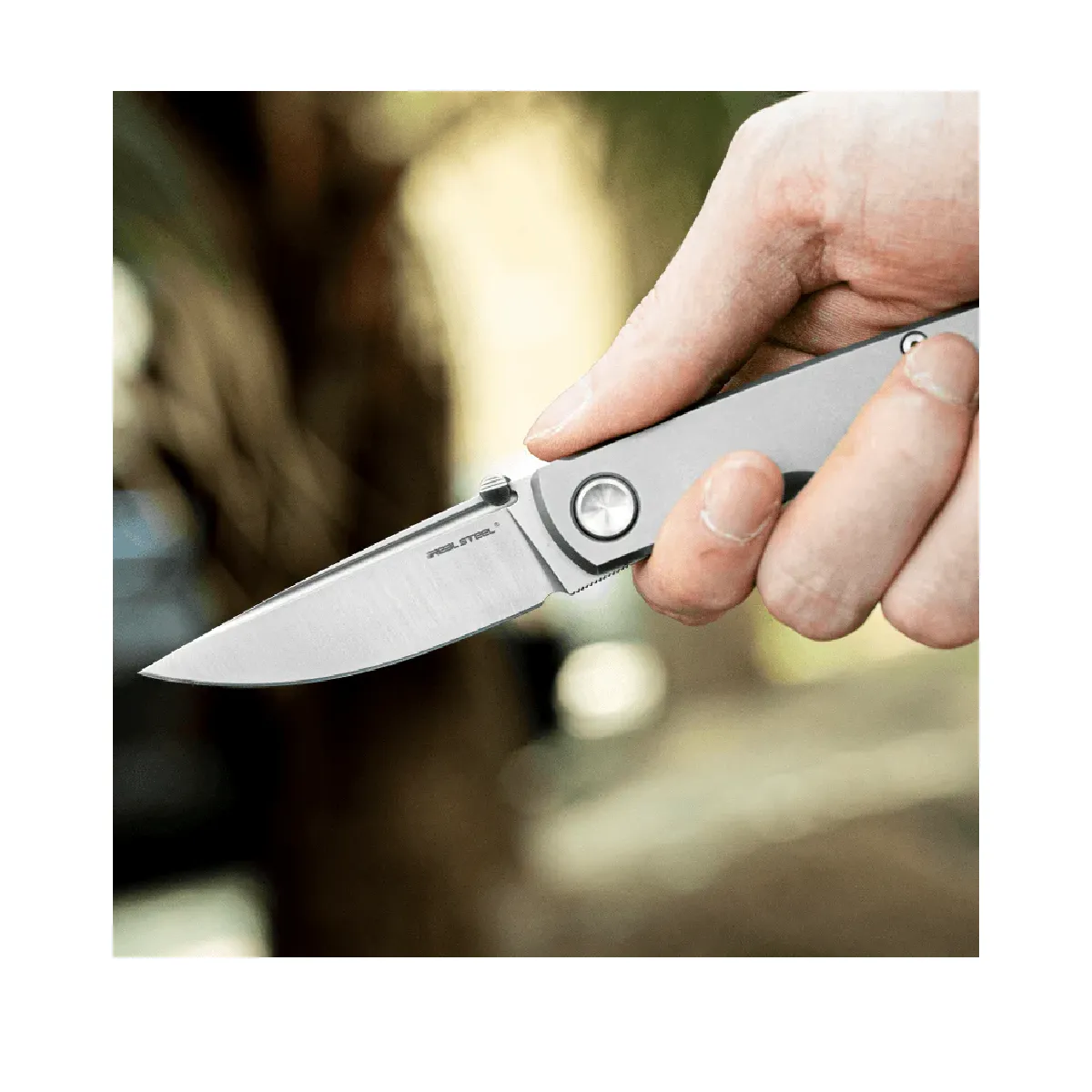 REAL STEEL KNIVES LUNA BOOST TITANIUM