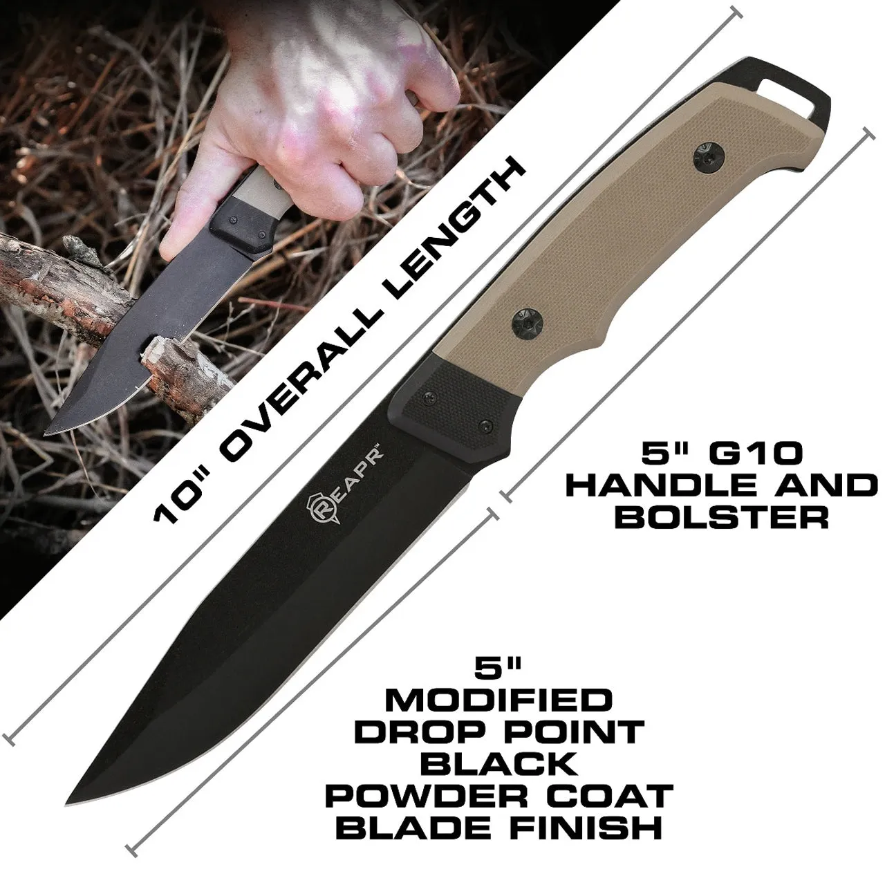 REAPR 11009 Brigade Fixed Blade Knife