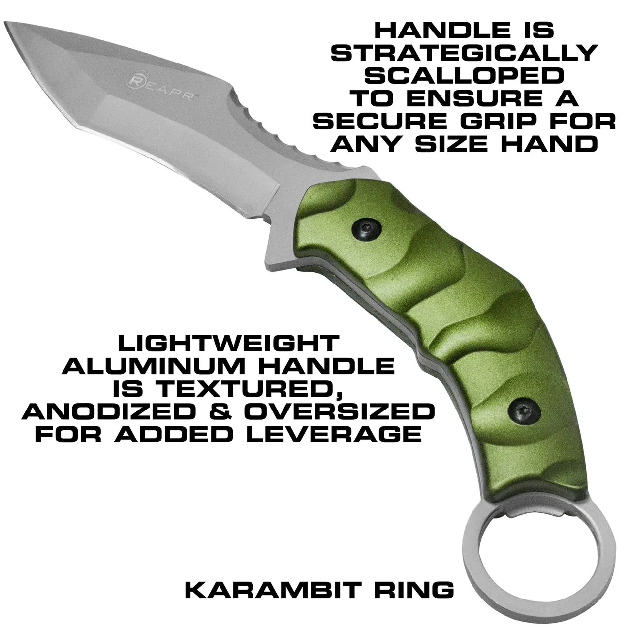 REAPR 11010 SLAMR 4-3/4″ Fixed Blade Knife
