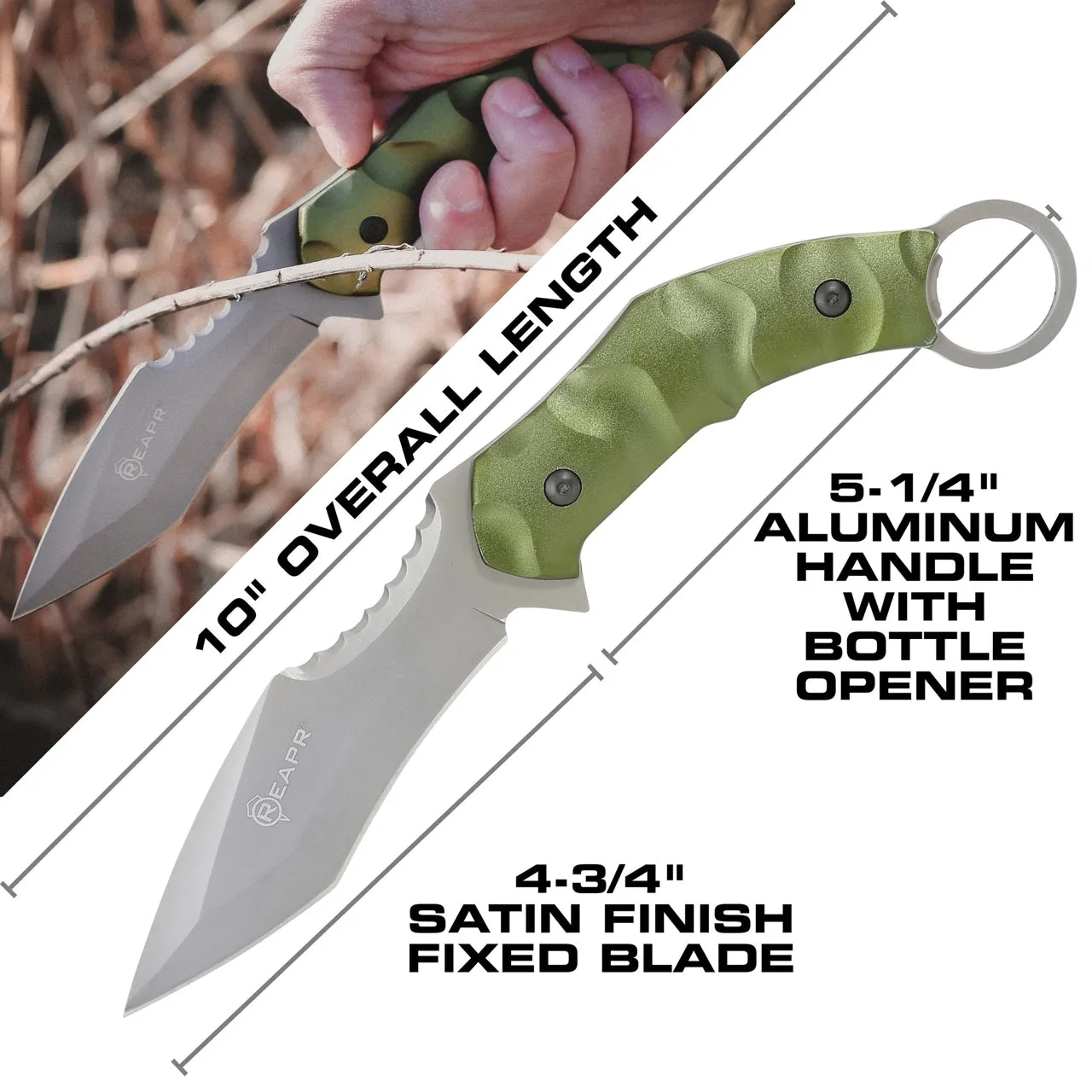 REAPR 11010 SLAMR 4-3/4″ Fixed Blade Knife
