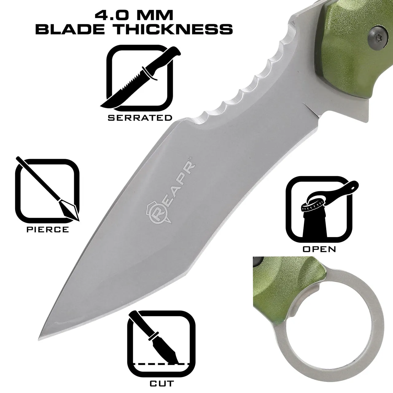 REAPR 11010 SLAMR 4-3/4″ Fixed Blade Knife