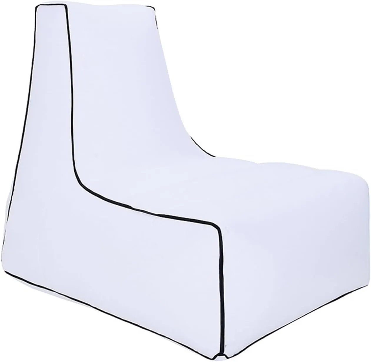 Recliner Outdoor Inflatable Sofa Square Bottom Armchair Air Beach Camping Travel Furniture Chair Tool-Free Folding Air Sofa Leisure Fit for Seat Portable (Color : 100X80X90CM-01)