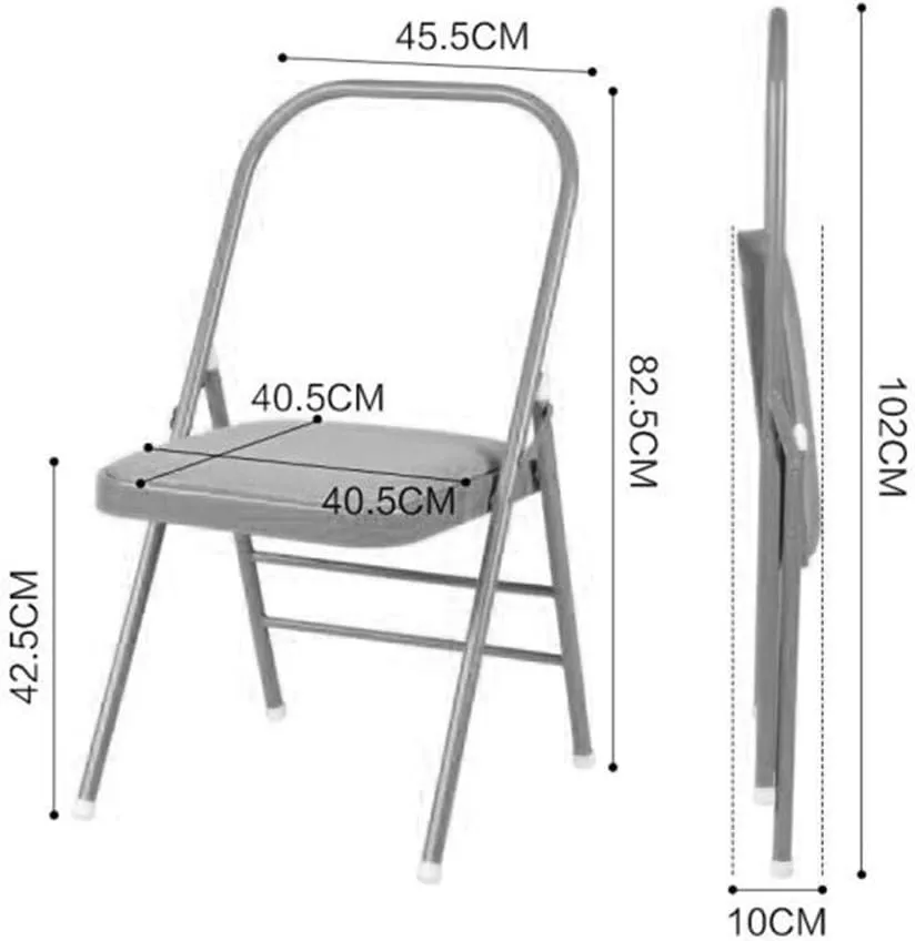 Recliners Folding Chairs Friends of Meditation Chair for Yoga Prop for Yoga asana and Restorative Yoga Backless