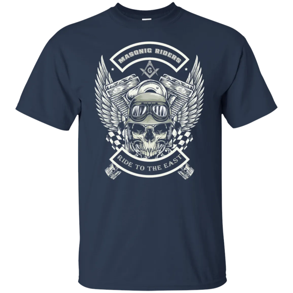 Ride To The East Freemason Square & Compass Symbol