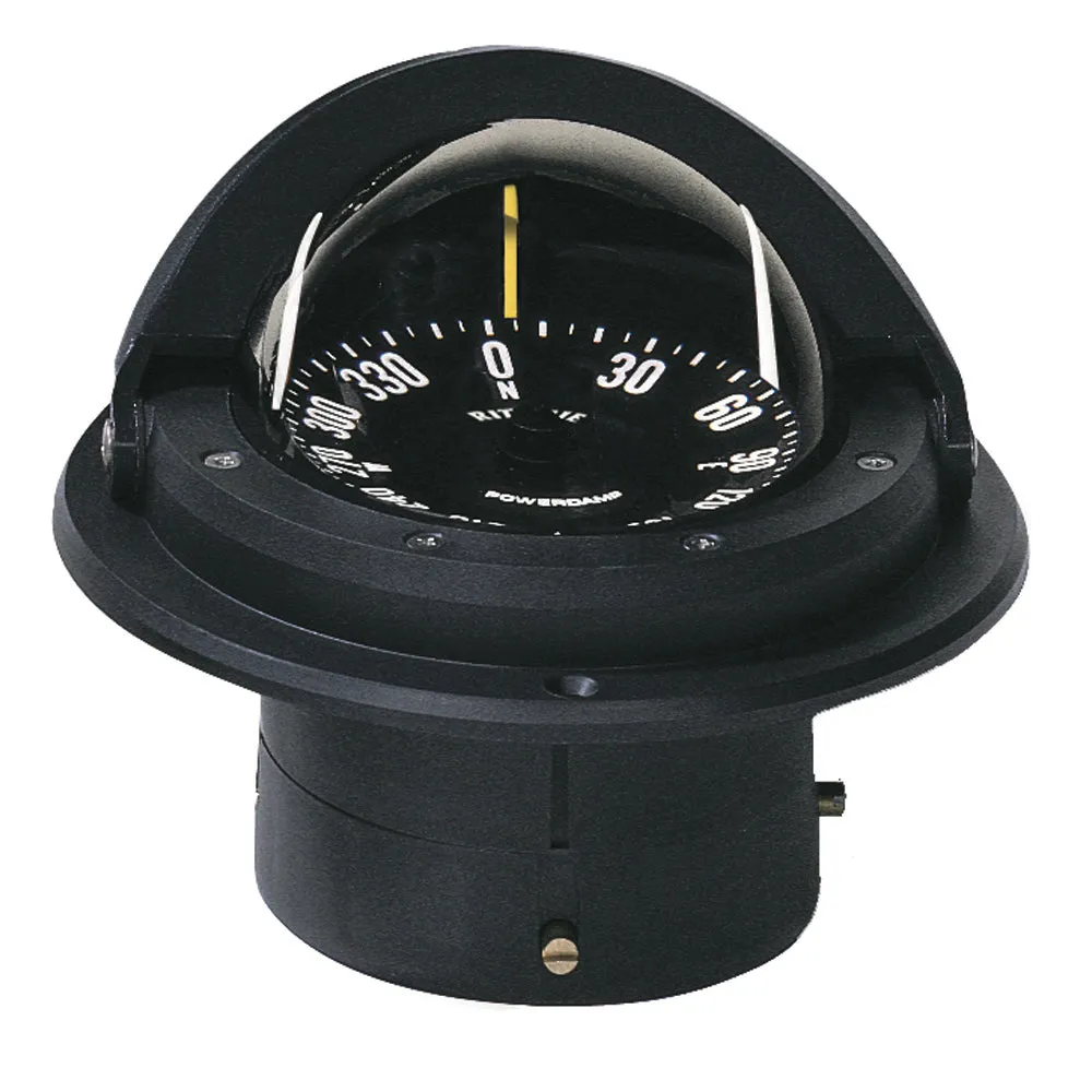 Ritchie Flush Mount Voyager F-82 Compass (Black Housing/Black Card)