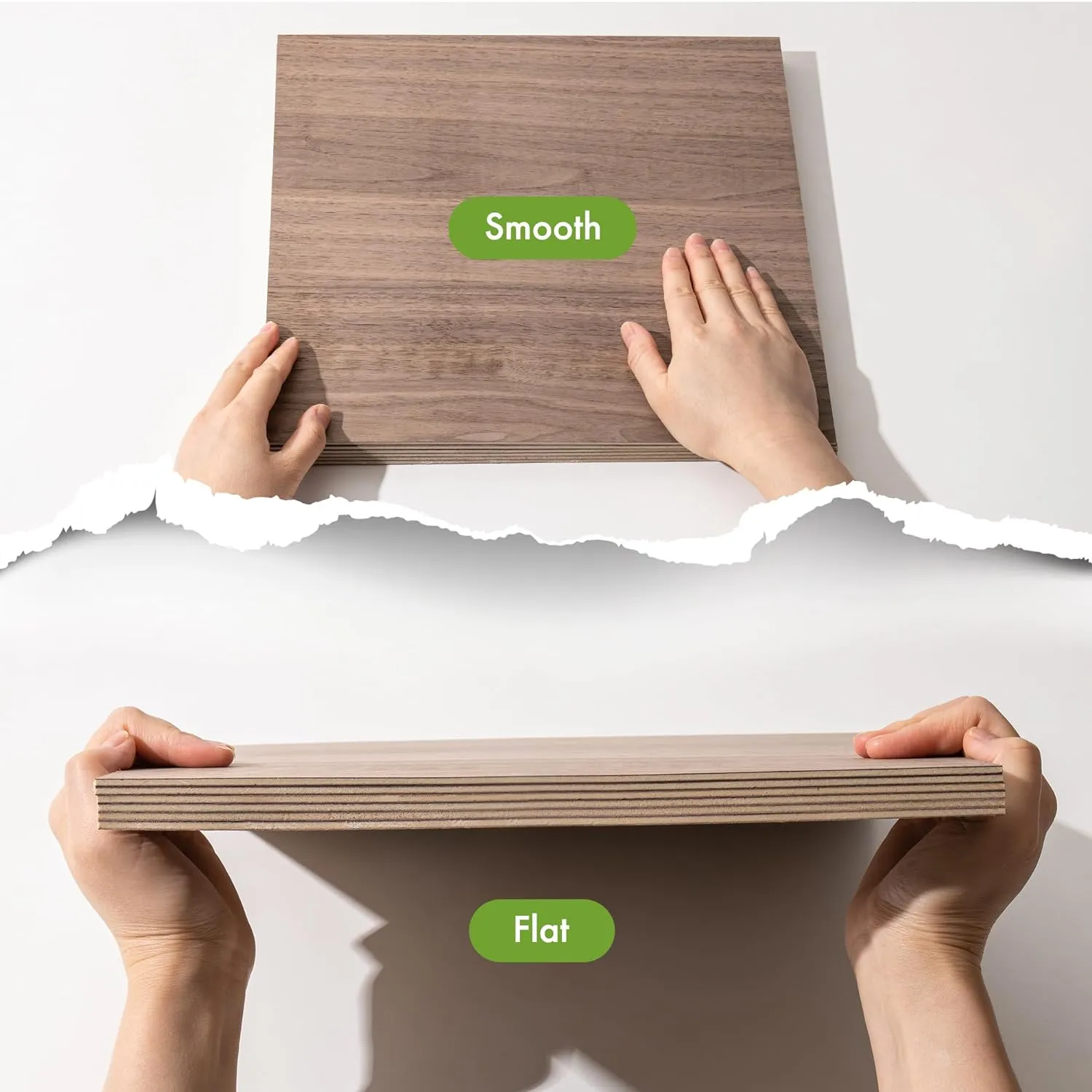 ROBOTIME 6-Pack Laser Wood Sheets 1/8" - 12 x 12 x 1/8 Inch - Basswood 2Pcs & Walnut 2Pcs & Birch 2Pcs - 3mm Plywood Sheets for Laser Cutting, Engraving & Wood Burning (Pyrography)