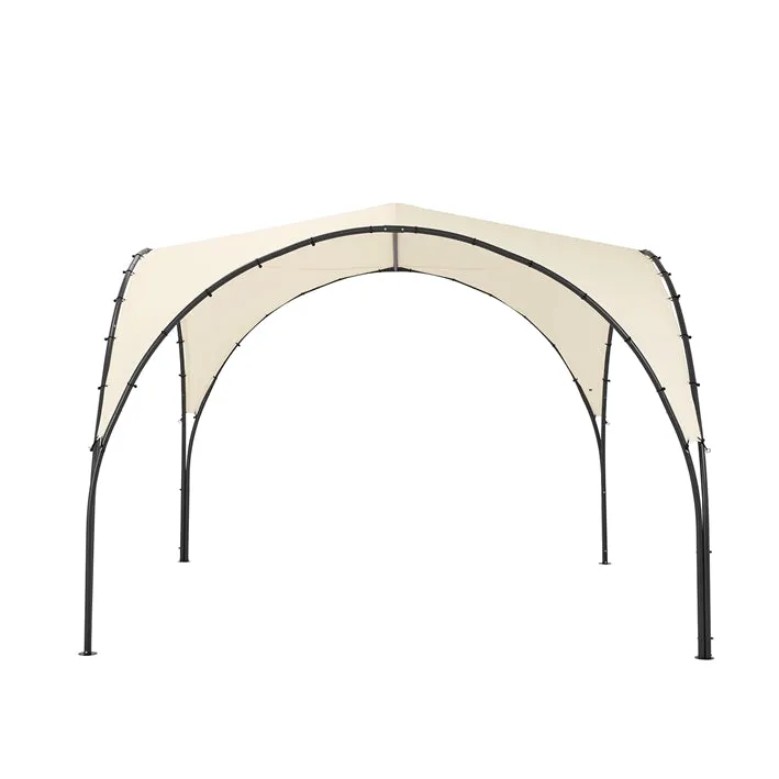 Rootz Family Tent - Camping Pavilion - Outdoor Shelter - 70% PVC Coating - Durable - 334cm x 256cm x 334cm - Lightweight Metal Frame