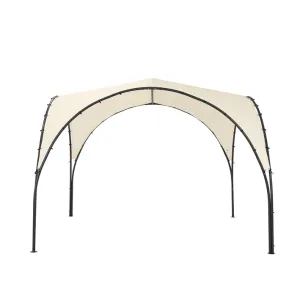 Rootz Family Tent - Camping Pavilion - Outdoor Shelter - 70% PVC Coating - Durable - 334cm x 256cm x 334cm - Lightweight Metal Frame