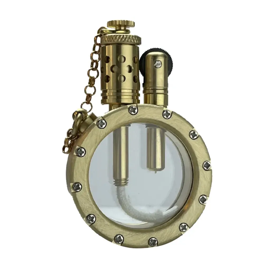Round - Pocket Watch Lighter - Copper Color