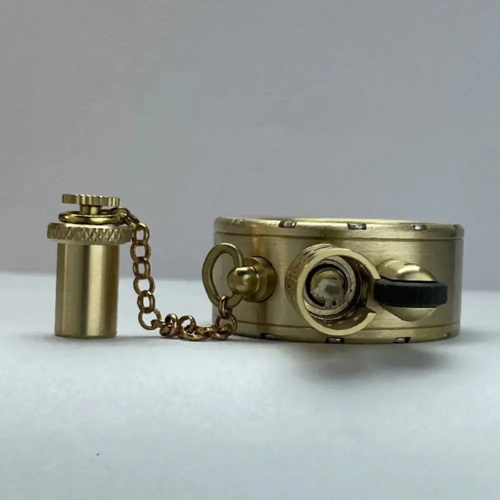Round - Pocket Watch Lighter - Copper Color