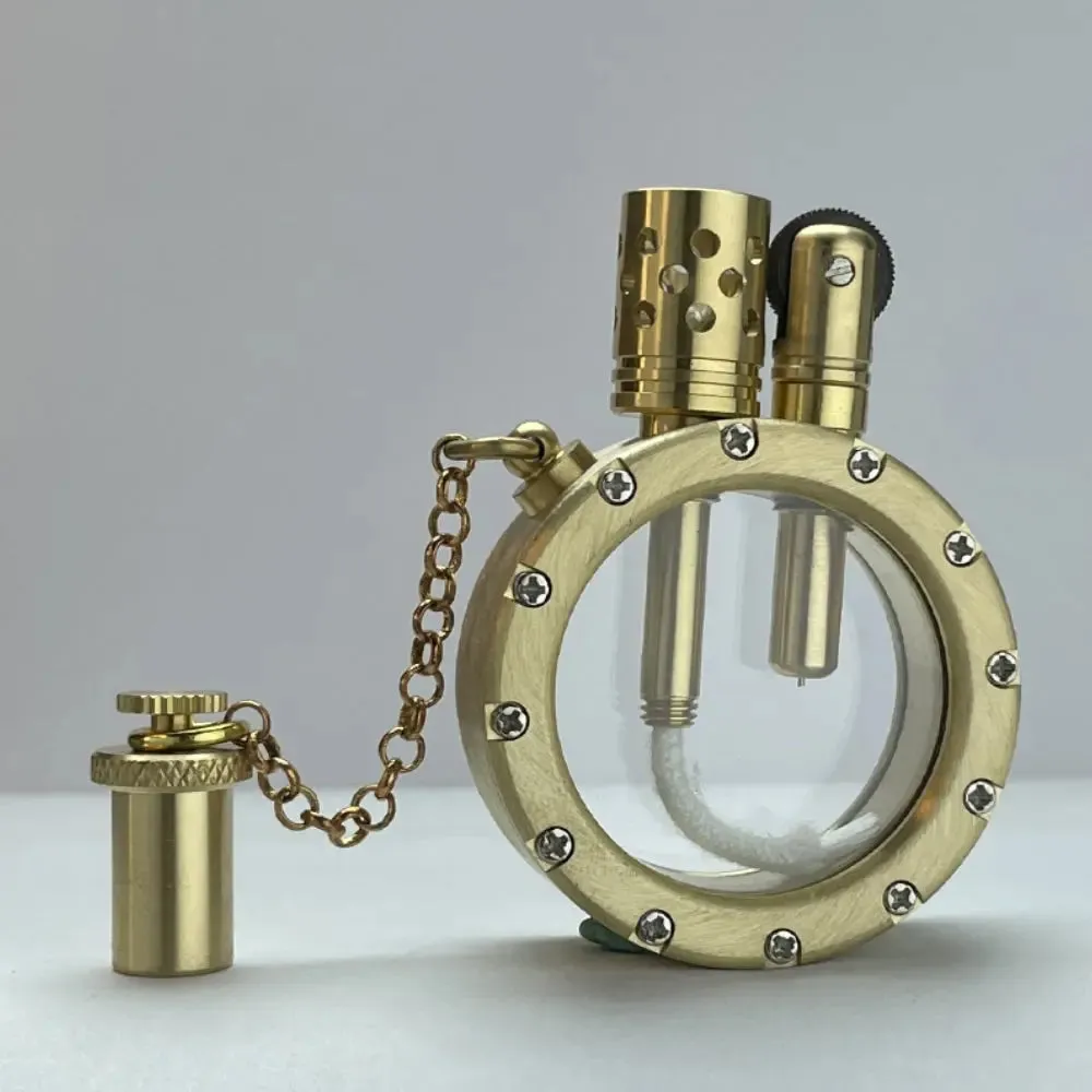 Round - Pocket Watch Lighter - Copper Color