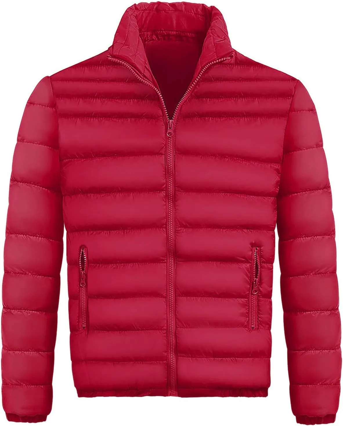 RTRDE Men's Light Puffer Jacket Winter Lightweight Jacket Warm Insulated Windproof Quilted Coat Down, M-2XL