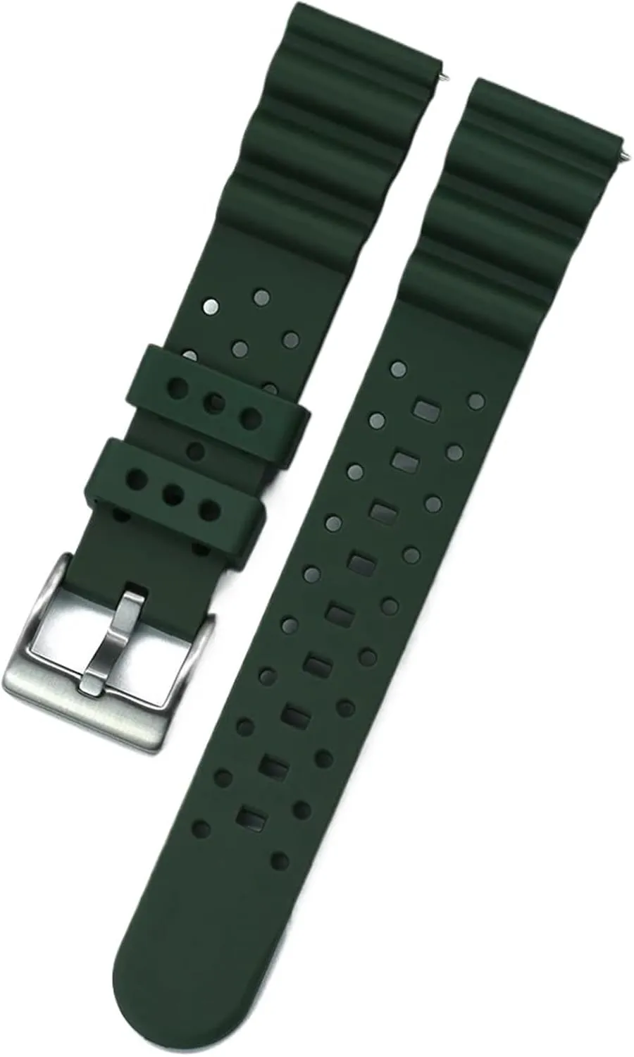 Rubber Watch Band 20mm 22mm Bracelet For Traditional Diving Watch Waterproof Quick Release Silicone Watch Strap