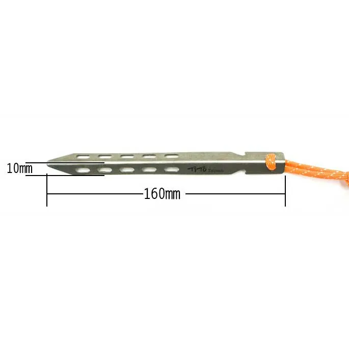 RUSHMORE - 6pcs Titanium Tent Pegs