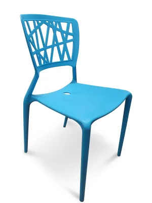 Set of 4 Belize Dining Side Chair - Blue