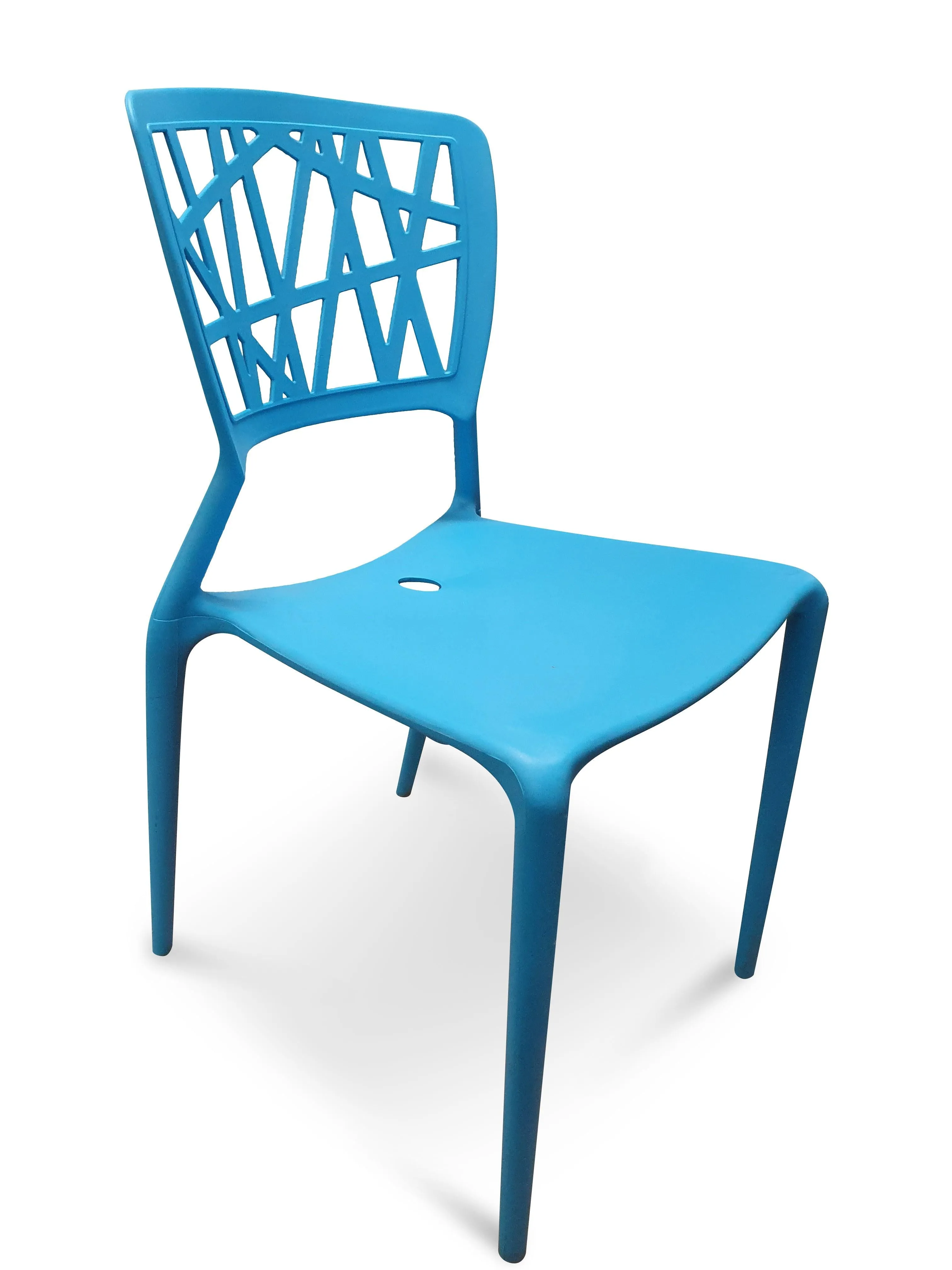 Set of 4 Belize Dining Side Chair - Blue