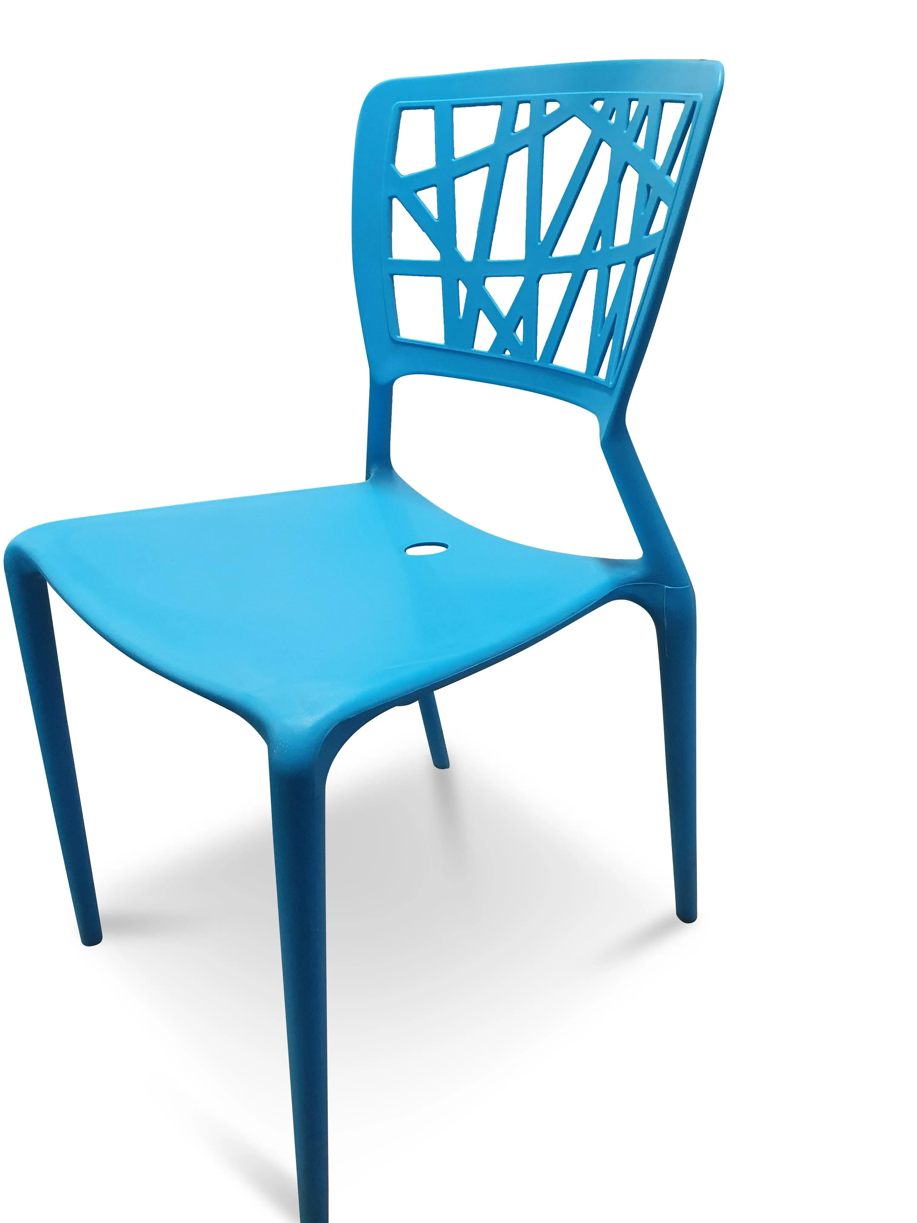 Set of 4 Belize Dining Side Chair - Blue