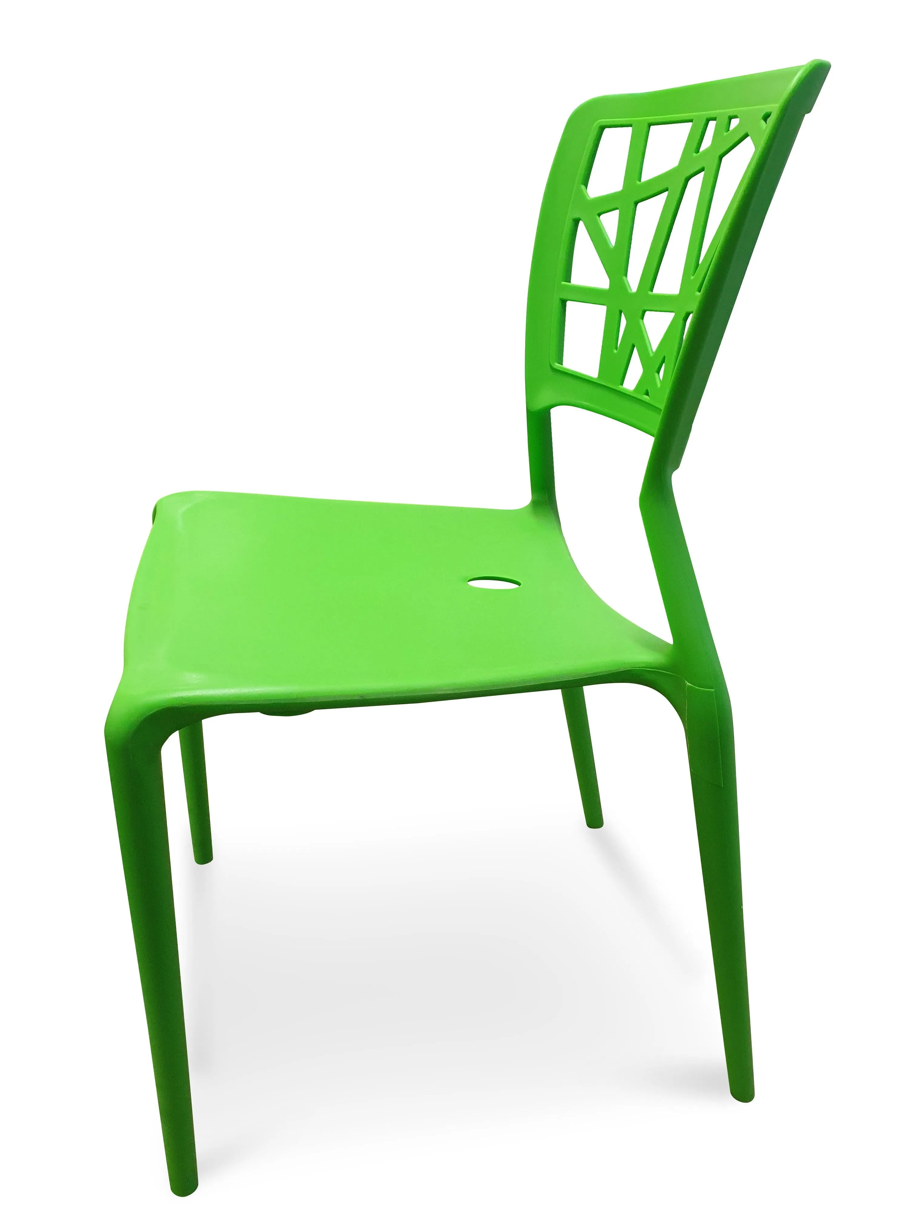 Set of 4 Belize Dining Side Chair - Green
