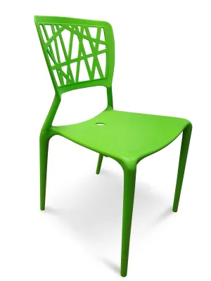 Set of 4 Belize Dining Side Chair - Green