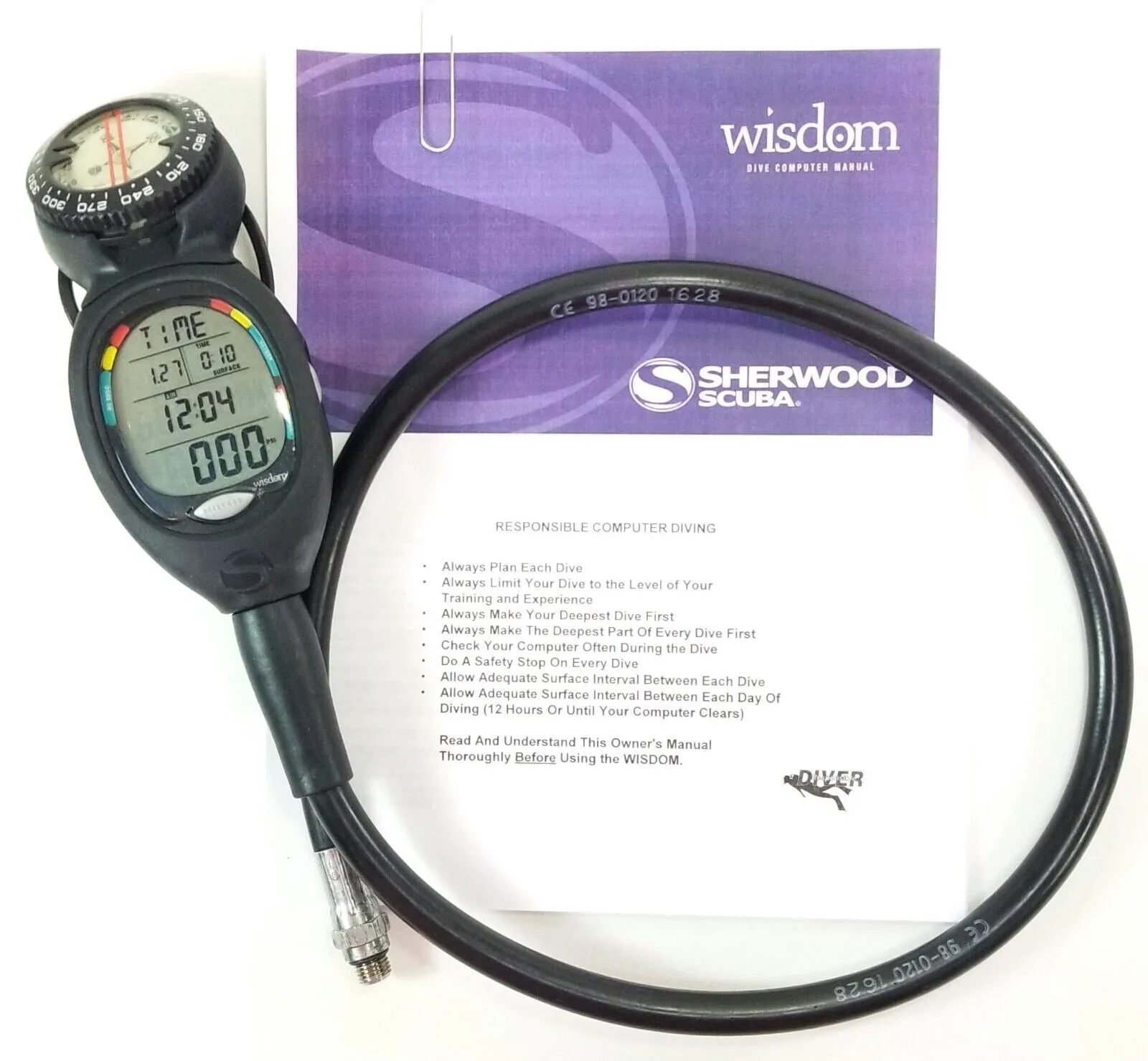 Sherwood WISDOM Air Integrated Scuba Dive Computer Air & Nitrox            #5055