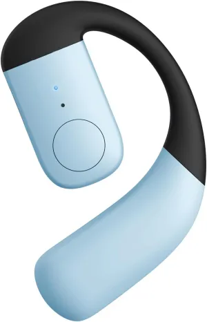 Single Bluetooth One Ear Earbud Open Ear Bud Air Bone Conduction Earbud Earless Out of Ear Headphones Bluetooth Wireless Earpiece with Earhook OWS Open Ear Bud Wireless Ear Hanging Bluetooth Headset