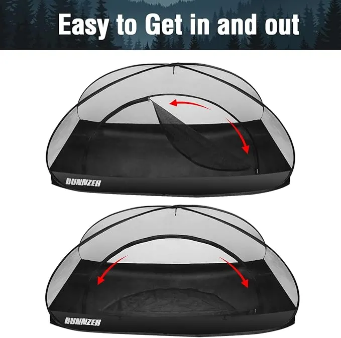 Single Pop up Portable Mosquito Camping Net Tent, Mosquito Tent for Camping Outdoor Traveling Camping for Backyard