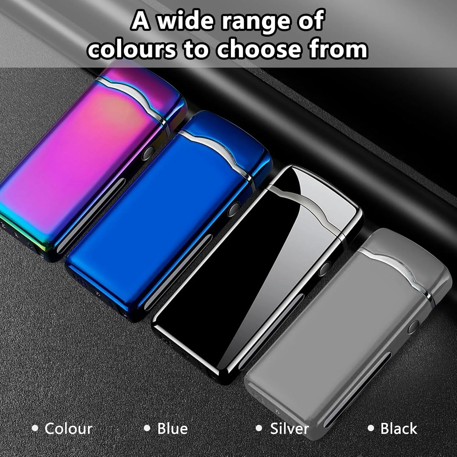 SKRFIRE Rechargeable Plasma Arc Lighter – Windproof Electric Lighter with Upgraded Dual Arc, Digital Battery Display & Touch Ignition for Outdoor, Candle & BBQ Use (Color Ice)