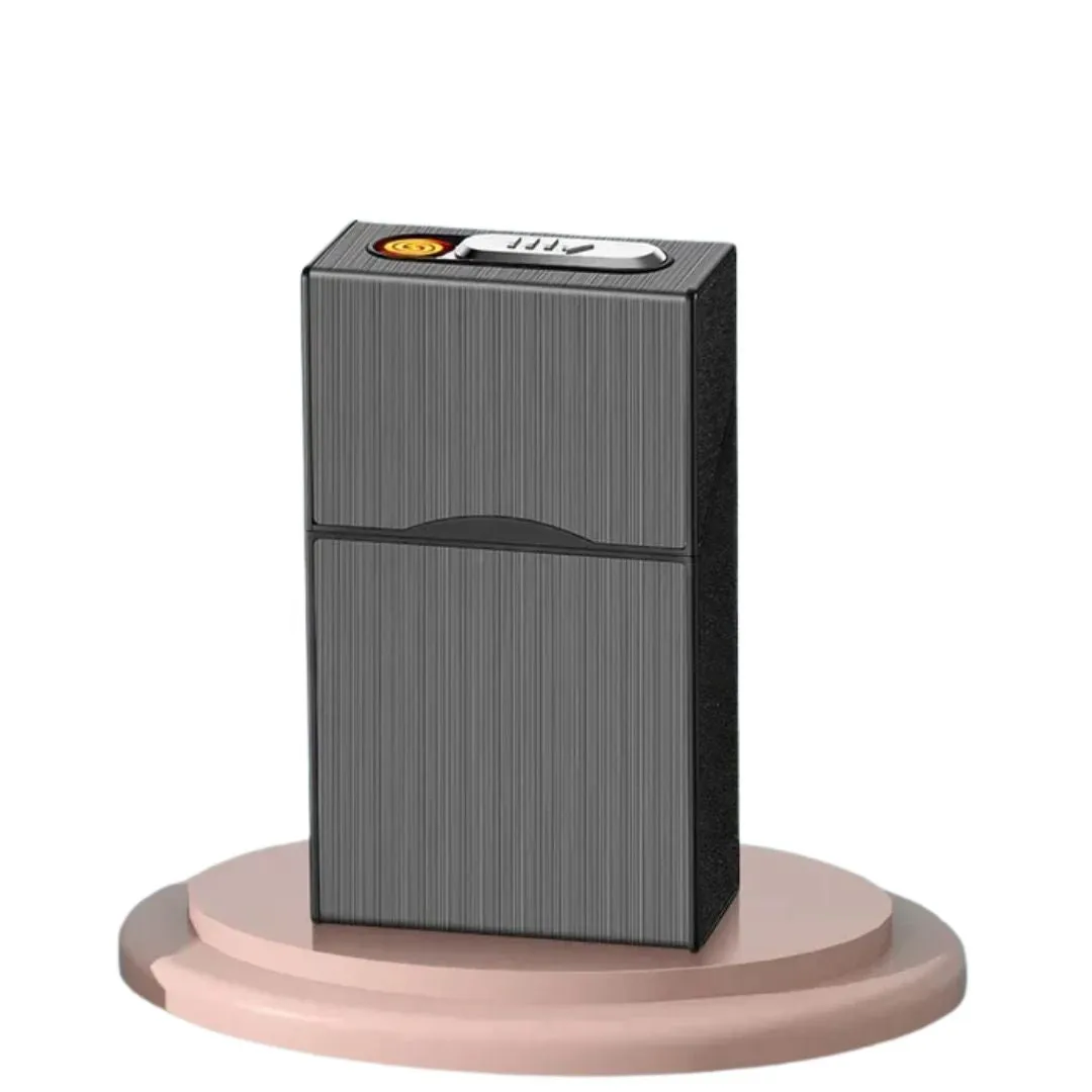 Sleek Electric Coil Lighter – Windproof & USB Rechargeable