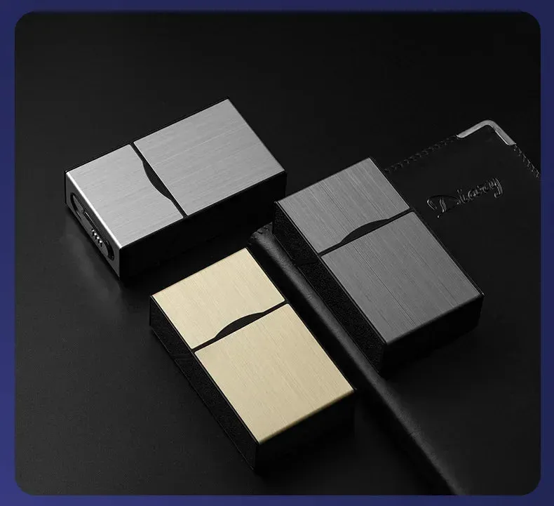 Sleek Electric Coil Lighter – Windproof & USB Rechargeable