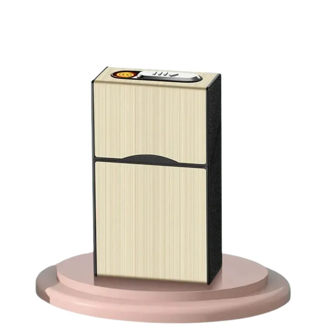 Sleek Electric Coil Lighter – Windproof & USB Rechargeable
